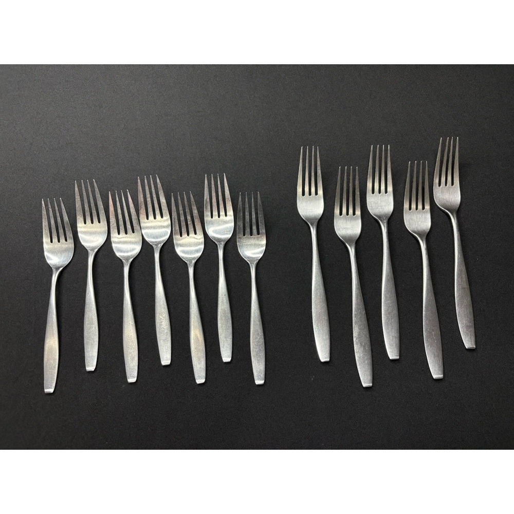 Stanley Roberts SRI Japan Stainless NARVIK 12 Forks Silverware Flatware